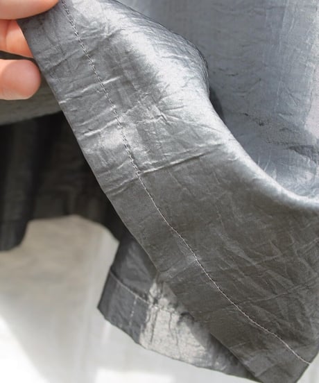 90s shiny metallic spring coat made in china