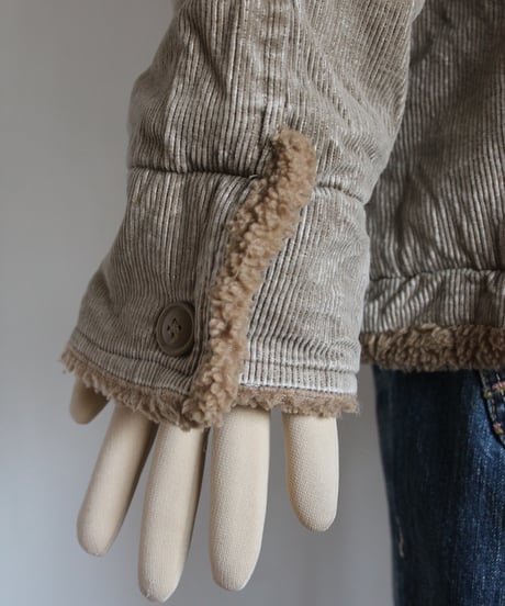 00s 🧸⏳🍂 corduroy/boa jacket made in china
