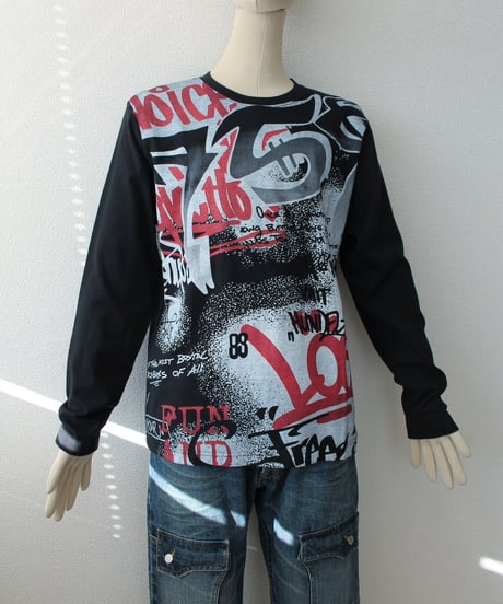 mid00s-late00s 🎱🌫️🩸🗯️ l/s tee made in china