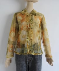 around00s ☀️🫥🐛 see-through blouse made in china