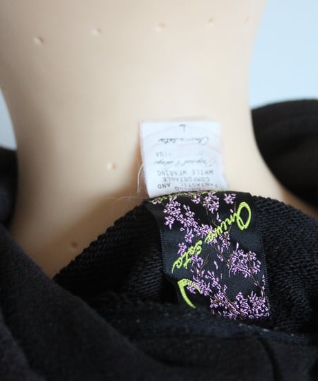 00s 🌸🌌 和柄 zip-up hoodie made in china
