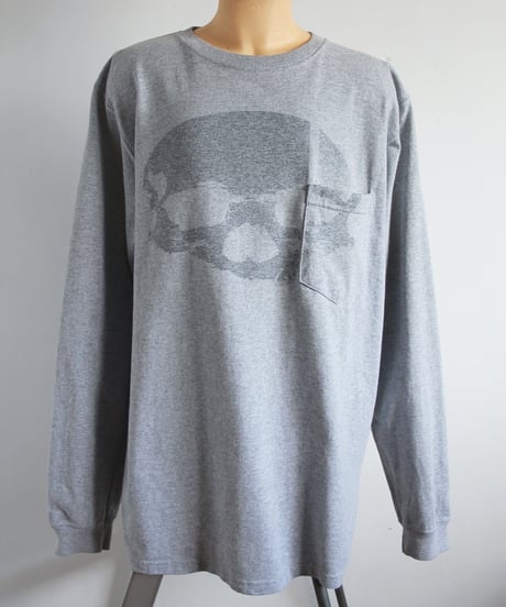 💀🌫️ 💦 l/s pocket tee made by me
