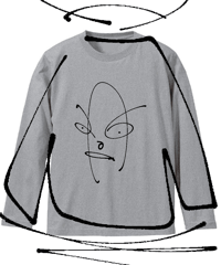 👽boi l/s tee made by me