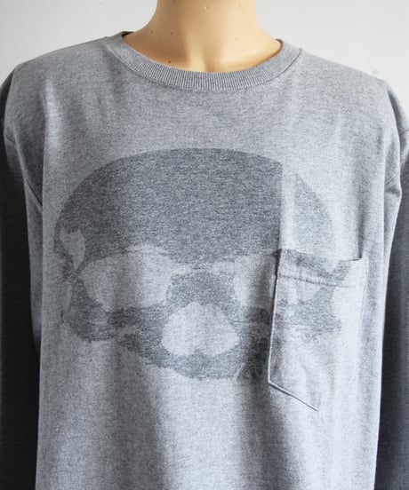 💀🌫️ 💦 l/s pocket tee made by me