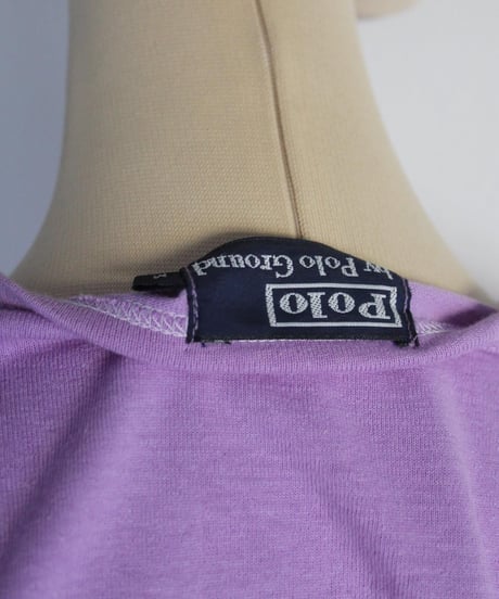 late90s POLO GROUND 🐴😈 l/s tee made in china