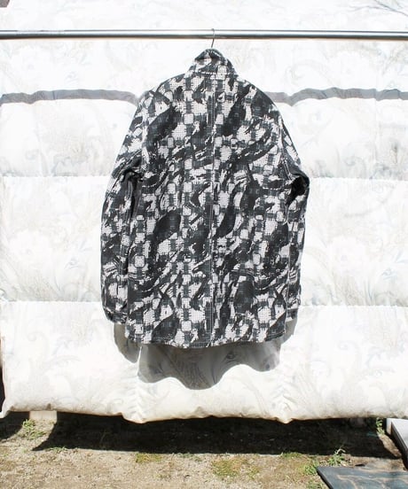 mid00s abstract zip-up jacket made in japan