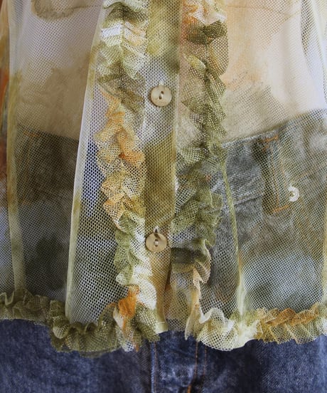 around00s ☀️🫥🐛 see-through blouse made in china