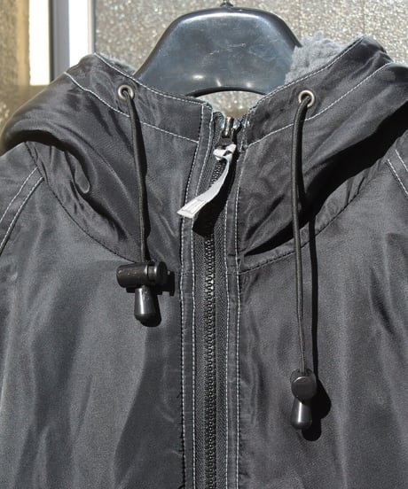 90s ICHIRO nylon boa coat made in china