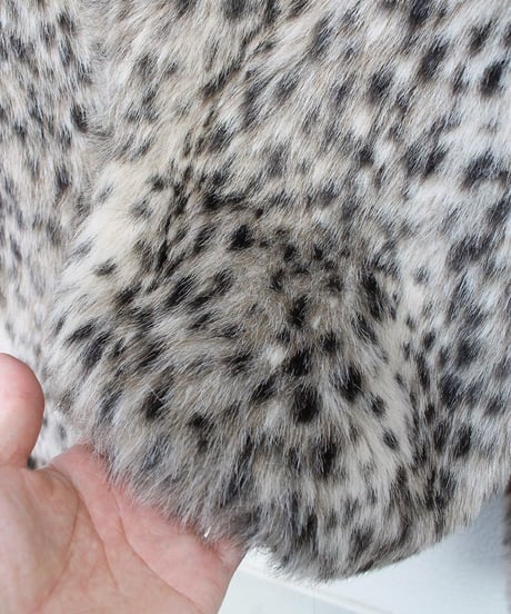 old fake fur jacket made in japan