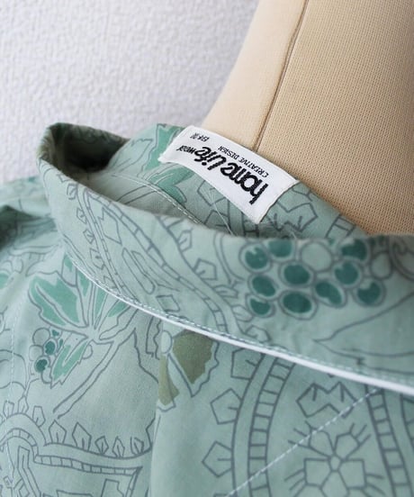 90s botanical 🌿 paisley pajama made in japan