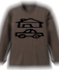 🏚️&🚗 l/s tee made by me