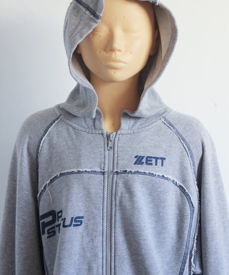 00s ZETT ⚾️🪡 zip-up hoodie made in china