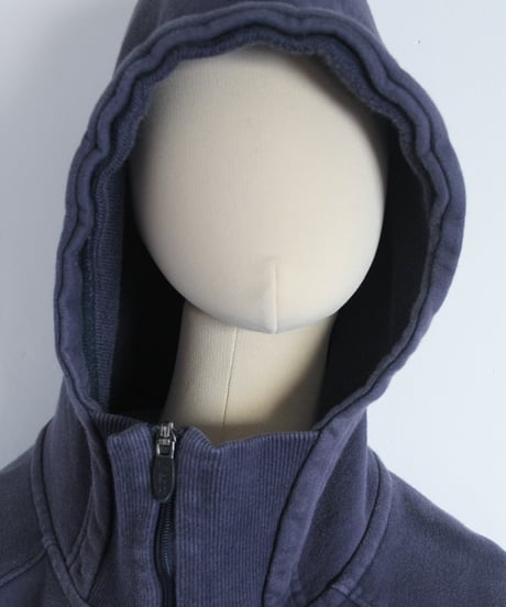 late00s-early10s ASICS 🦾 faded technical zip-up hoodie made in china