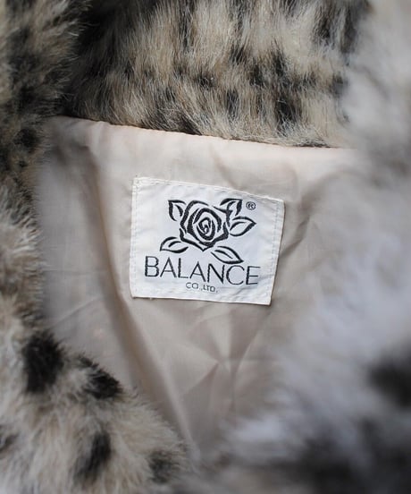 old fake fur jacket made in japan