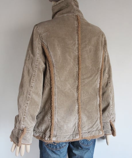 00s 🧸⏳🍂 corduroy/boa jacket made in china
