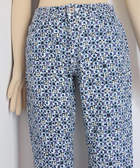 90s 💙💦 flower jeans made in usa