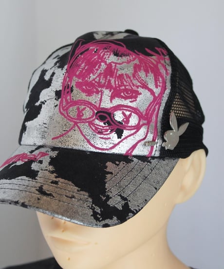 late00s PLAYBOY 💅🌫️🐰 trucker cap made in china
