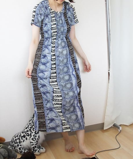 90s 💶/中東 mood dress made in unknown