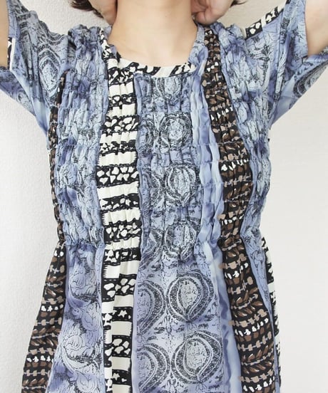90s 💶/中東 mood dress made in unknown