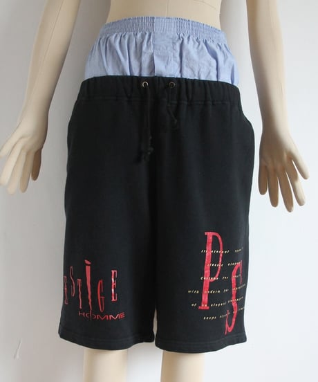 90s PRESTiGE HOMME half sweatpants made in unknown