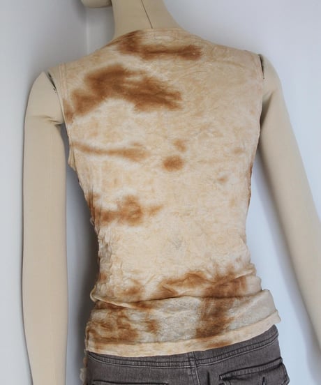 late00s 🗝️🦂🕯️ lace-up top made in korea