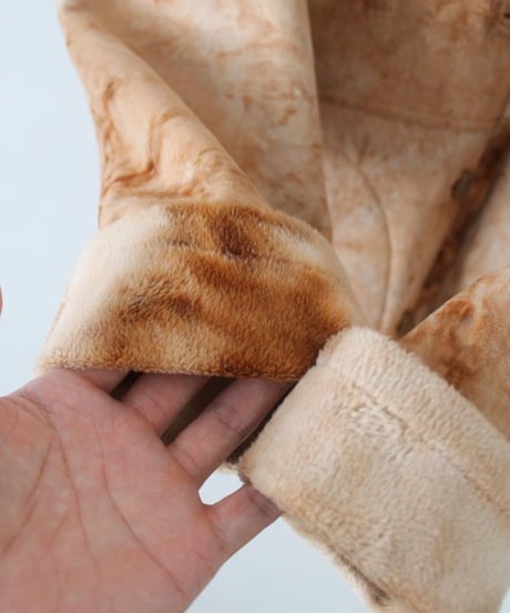 10s acid dye fur jacket made in china