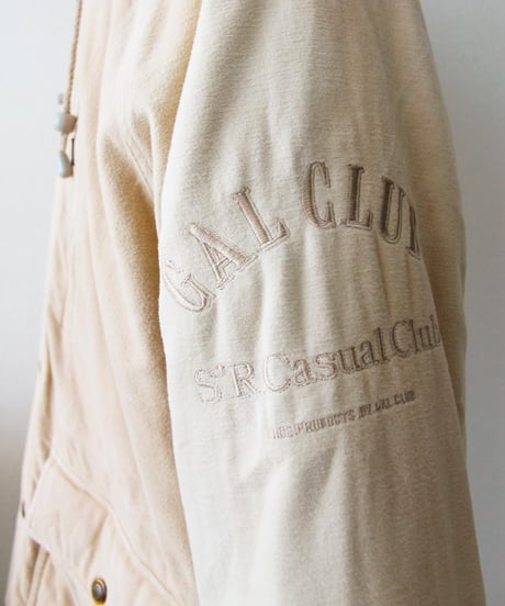 late90s-early00s GAL CLUB 🐕🍑 boa jacket made in china