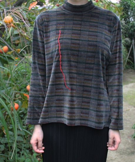 傷 velor top made by me