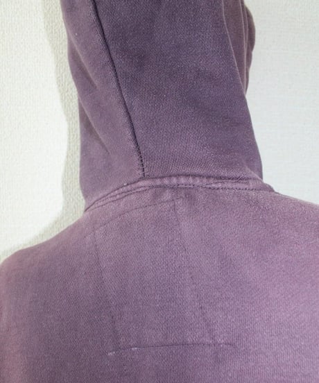 late00s-early10s 😈 faded zip-up hoodie made in china