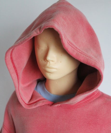 late00s 🍎🔍☀️ faded hoodie made in china