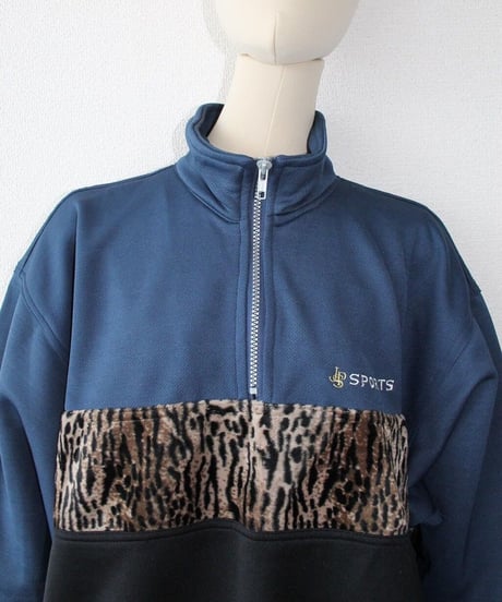 around00s 🐆 JPS SPORTS half-zip top made in china