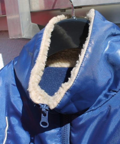 山河 padding blue jacket made by me