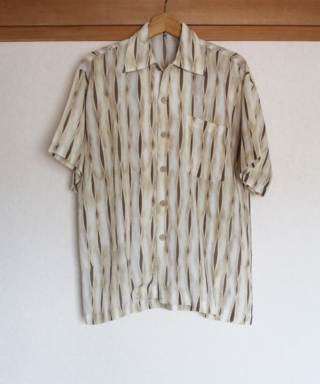 90s nature paranoia see-through shirt made in Japan🇯🇵
