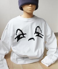 不機嫌👀 l/s tee made by me