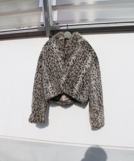 old fake fur jacket made in japan