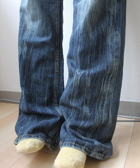 late00s 👖🚬⚰️ trashed jeans made in china