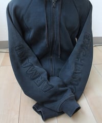 around10s A|X 👤💴 faded zip-up hoodie made in hongkog