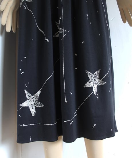 80s 🖤🔭 cotton dress made in usa