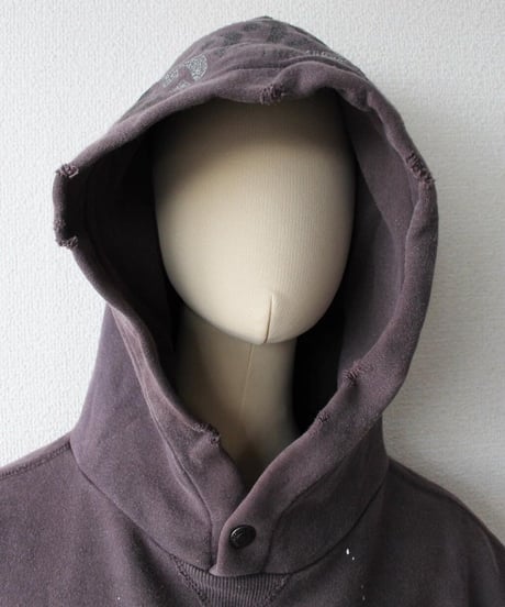 mid00s-late00s splashed ABC graphic hoodie made in china