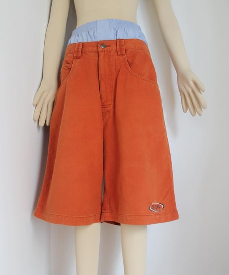 late90s-early00s 🍊🧡 baggy shorts made in china
