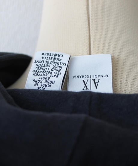 around10s A|X 👤💴 faded zip-up hoodie made in hongkog