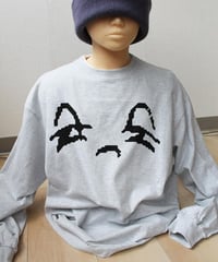 不機嫌👀 l/s tee made by me