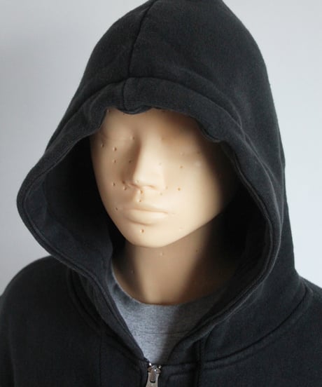 00s 🐦‍⬛ faded zip-up hoodie made in china