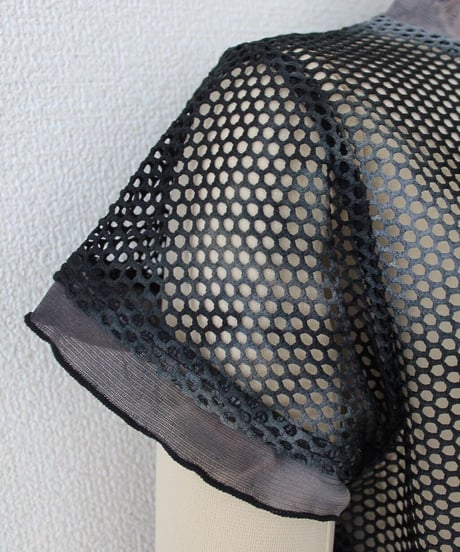 00s 🌫 rough mesh blouse made in china