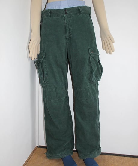 00s 🪖🧟🍾 corduroy cargo pants made in china
