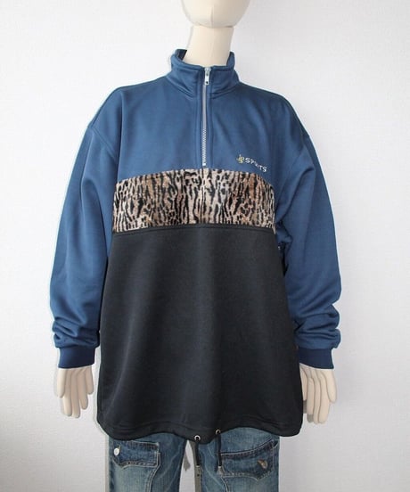 around00s 🐆 JPS SPORTS half-zip top made in china