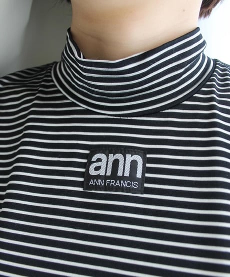 90s shiny striped top made in korea