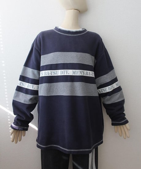 early90s-mid90s MEN’S BA-TSU 👥 sweatshirt made in japan