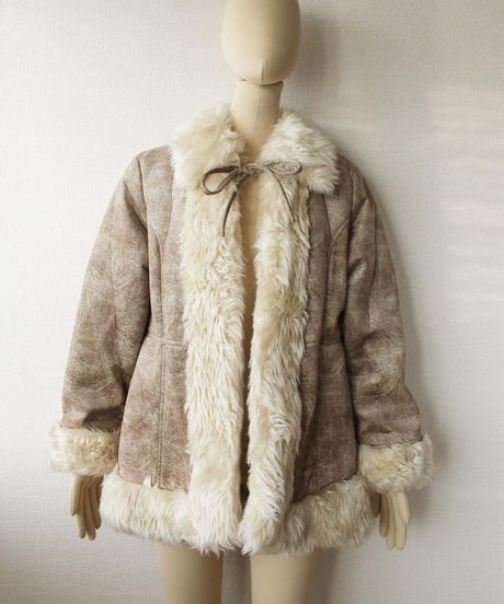 around10s 🐰 fake fur jacket made in china