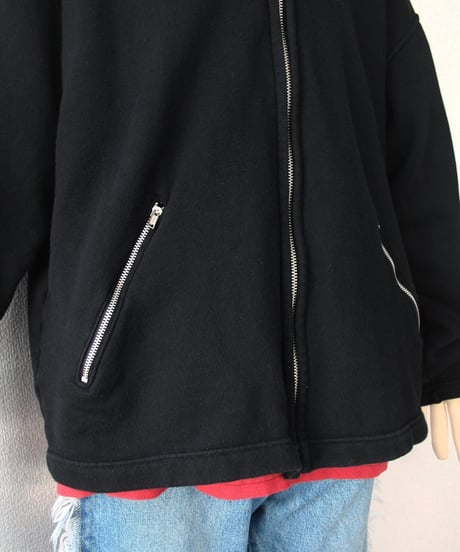 early-mid90s 🎱⛓️ zip-up sweatshirt made in unknown